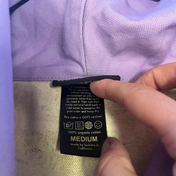 🍓 NWOT!! 🍓 Nooworks Purple and Red strawberry motif Hooded Jacket - Picture 8 of 8